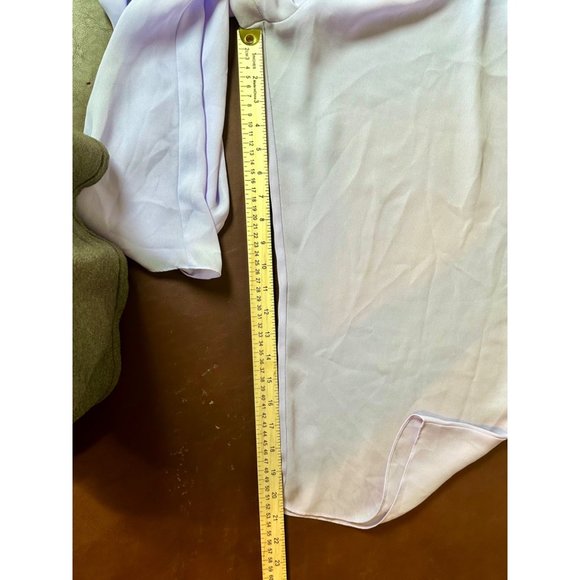 SEXY SHEER VINTAGE LAVENDER PAJAMA SET BY MURANO SLEEPWEAR SIZE XL - Picture 10 of 11